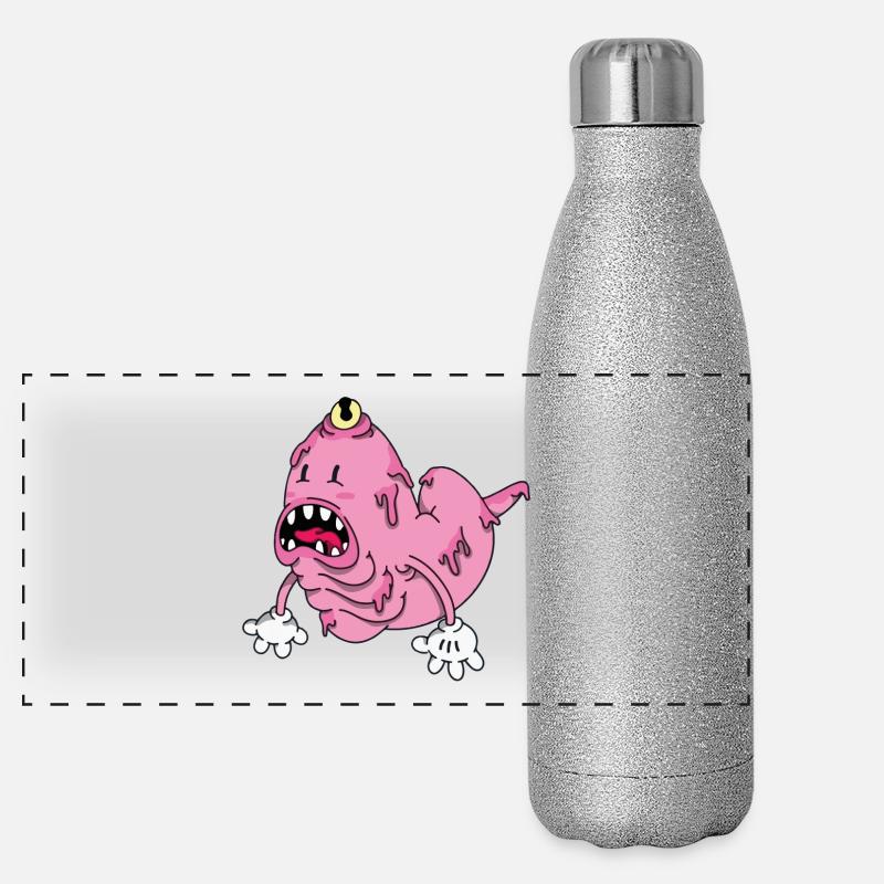 Monstre Gourde isotherme panoramique pailletée 500 ml