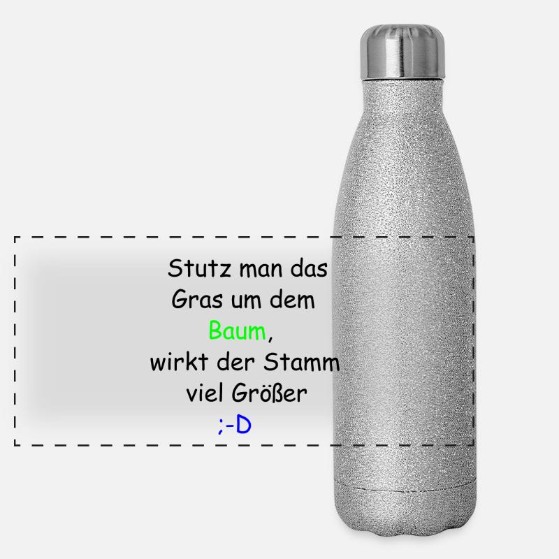 Tree saying | Great gift Panoramic Glitter Thermal Bottle 500 ml