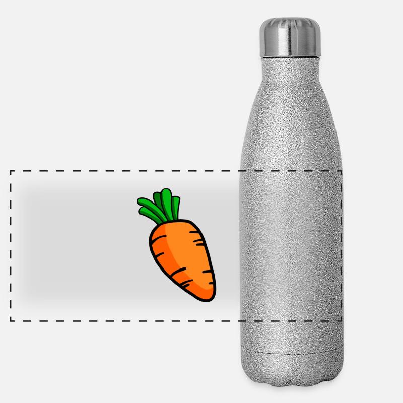 carotte Gourde isotherme panoramique pailletée 500 ml