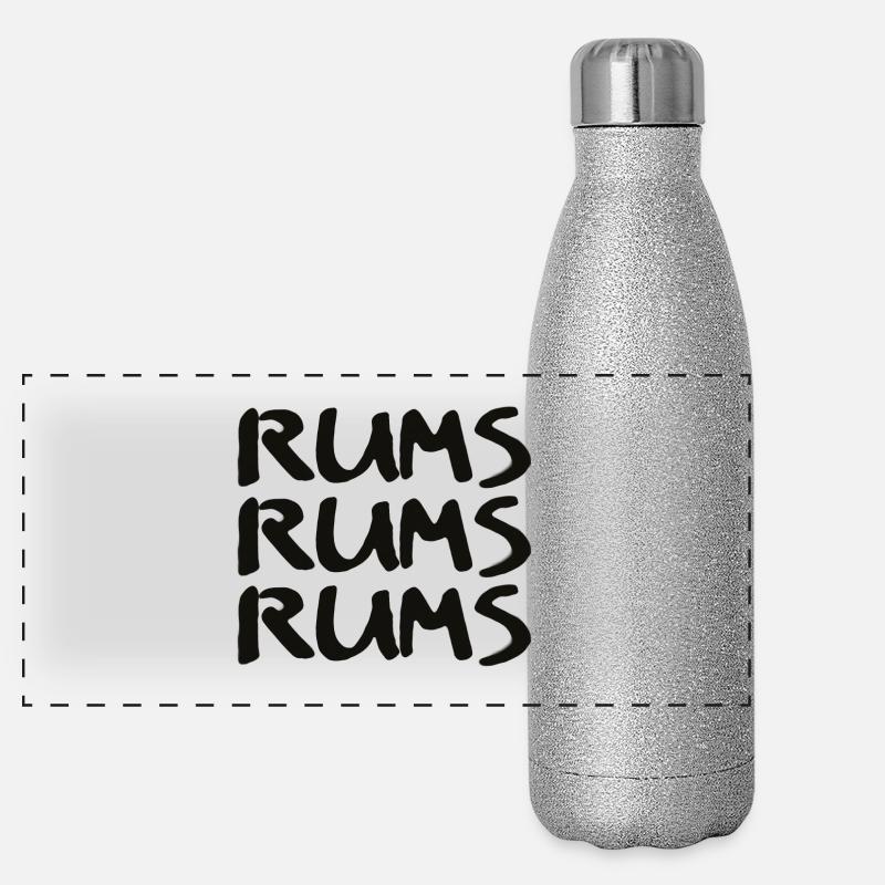 Rums Rums Rums Panoramic Glitter Thermal Bottle 500 ml