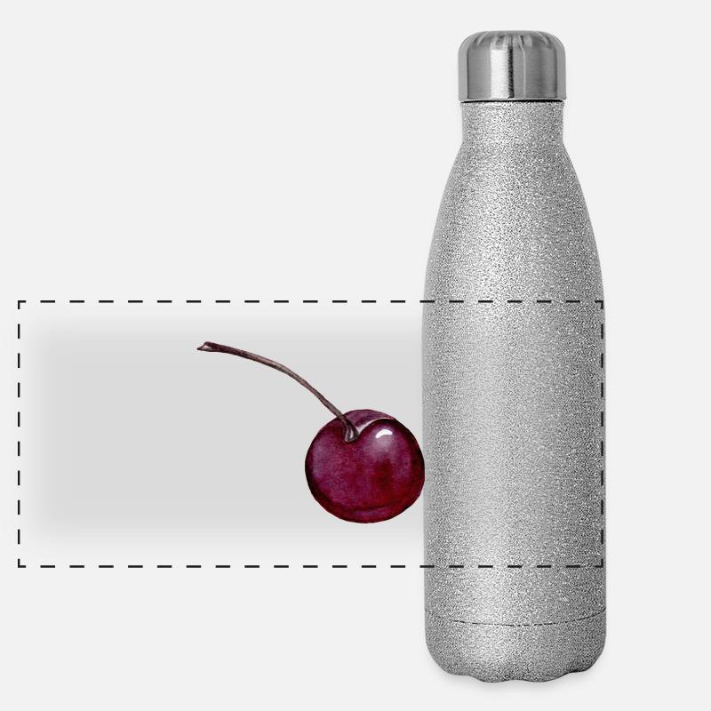 cherry Panoramic Glitter Thermal Bottle 500 ml