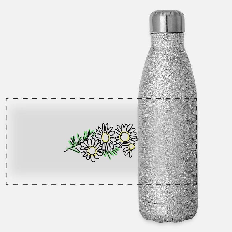 camomille Gourde isotherme panoramique pailletée 500 ml