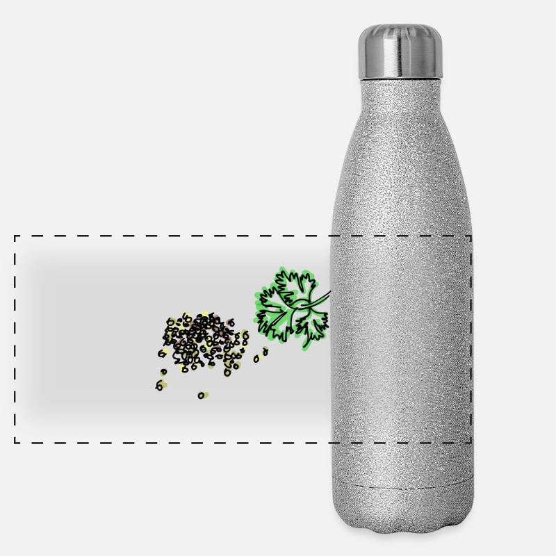 coriandre Gourde isotherme panoramique pailletée 500 ml