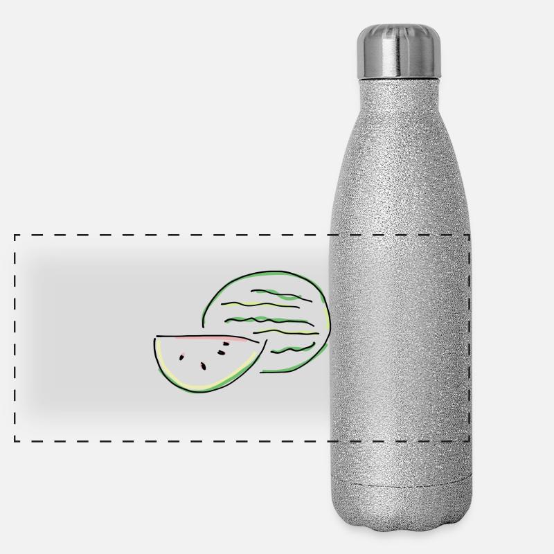 melon Gourde isotherme panoramique pailletée 500 ml