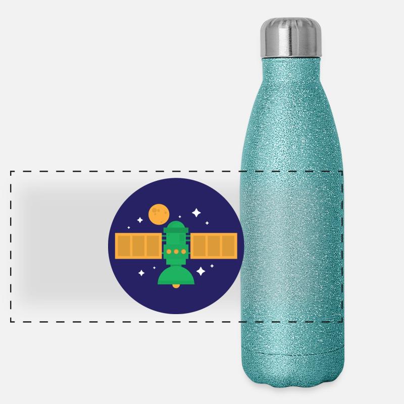 du satellite Gourde isotherme panoramique pailletée 500 ml