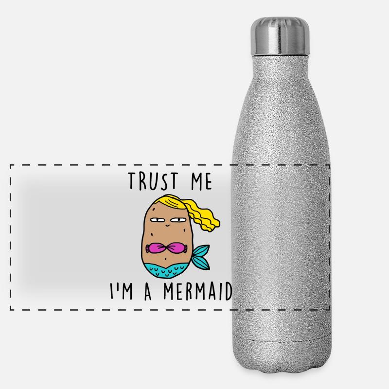 FAITES-MOI CONFIANCE DANS UN MÈRE MERIDIENNE Gourde isotherme panoramique pailletée 500 ml