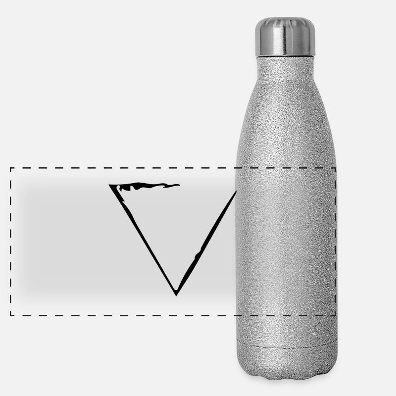 Element Wasser Panorama Glitzer Isolierflasche 500 ml