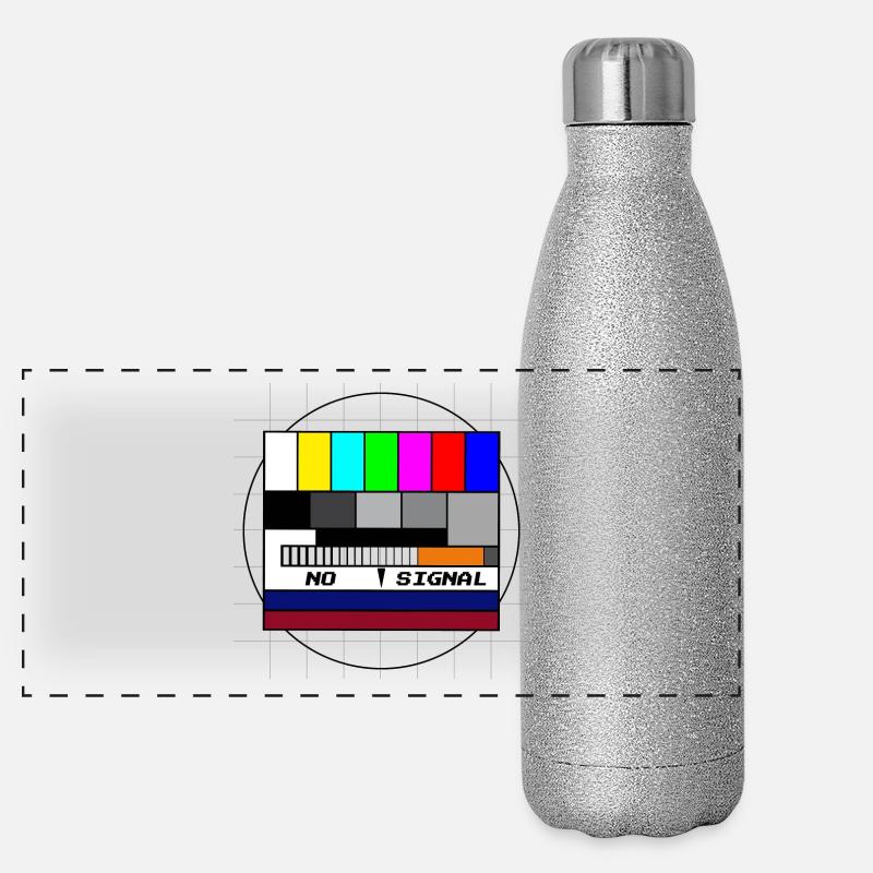Standbild Testbild Panorama Glitzer Isolierflasche 500 ml