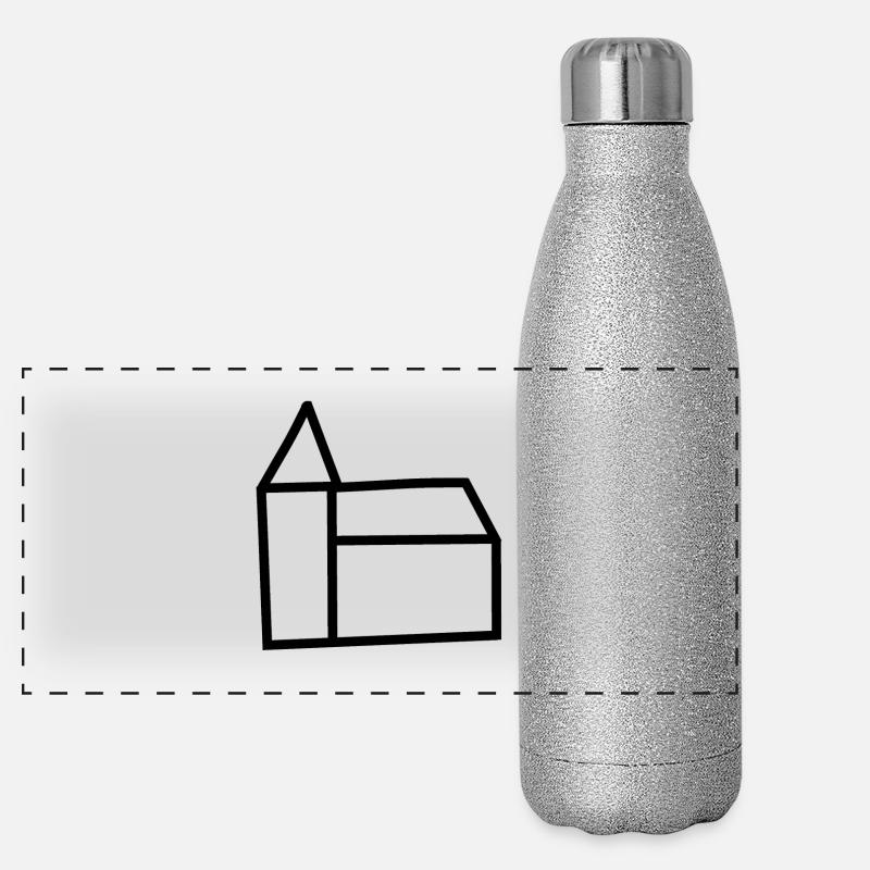 church Panoramic Glitter Thermal Bottle 500 ml
