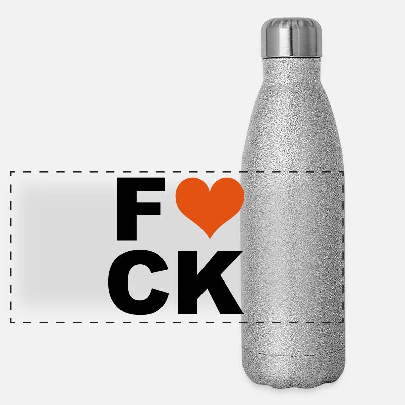 Fuck Panoramic Glitter Thermal Bottle 500 ml