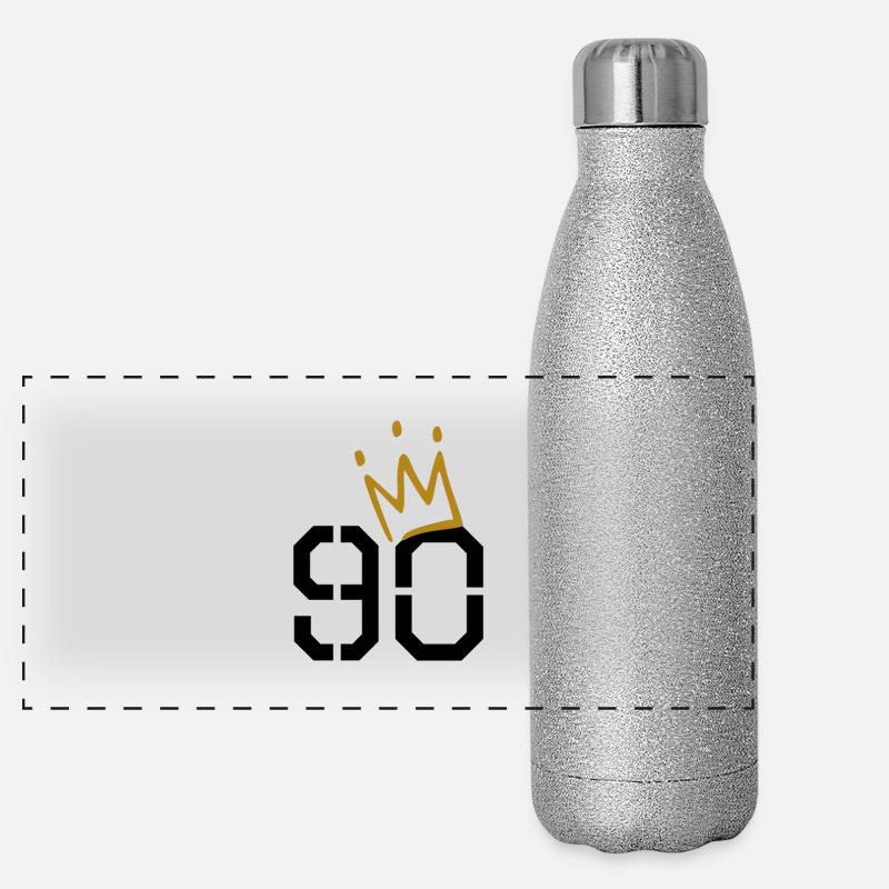 90 ans Gourde isotherme panoramique pailletée 500 ml