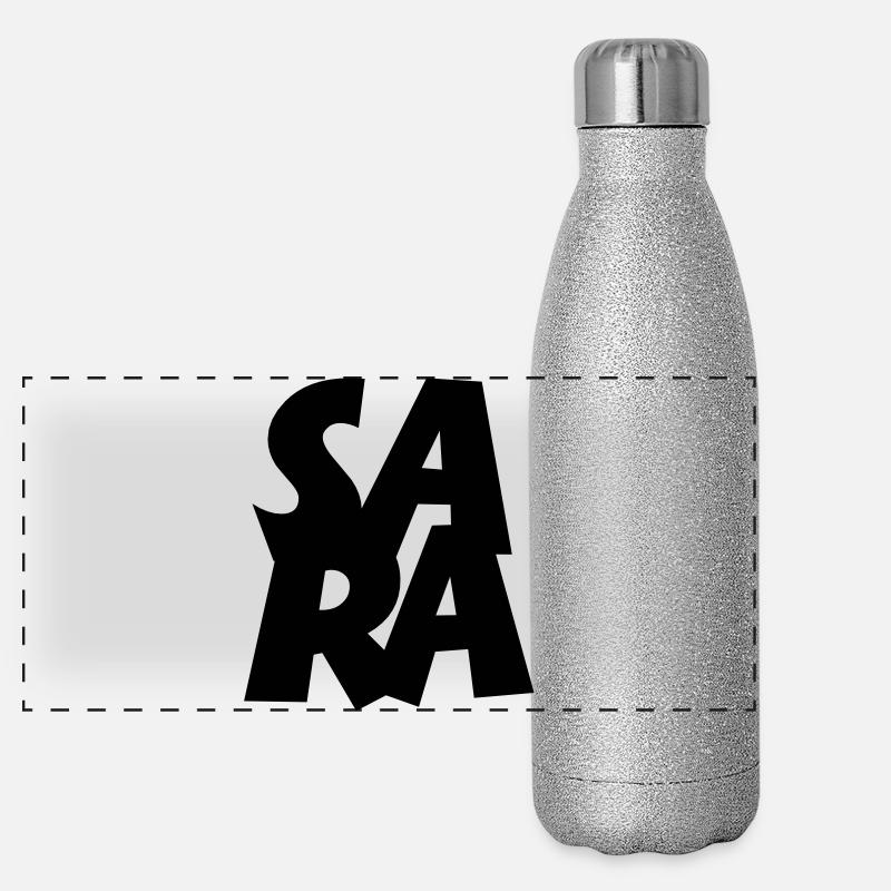 Sara Panorama Glitzer Isolierflasche 500 ml