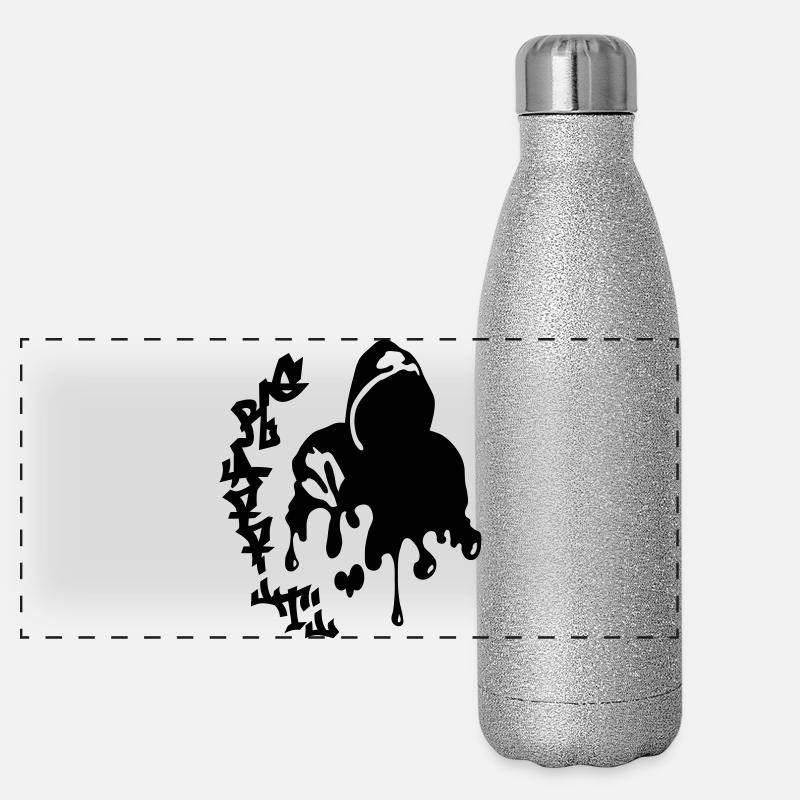 graffiti Panoramic Glitter Thermal Bottle 500 ml