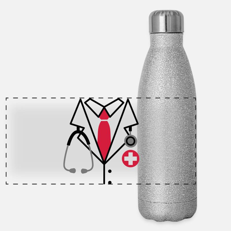 Médecin Gourde isotherme panoramique pailletée 500 ml