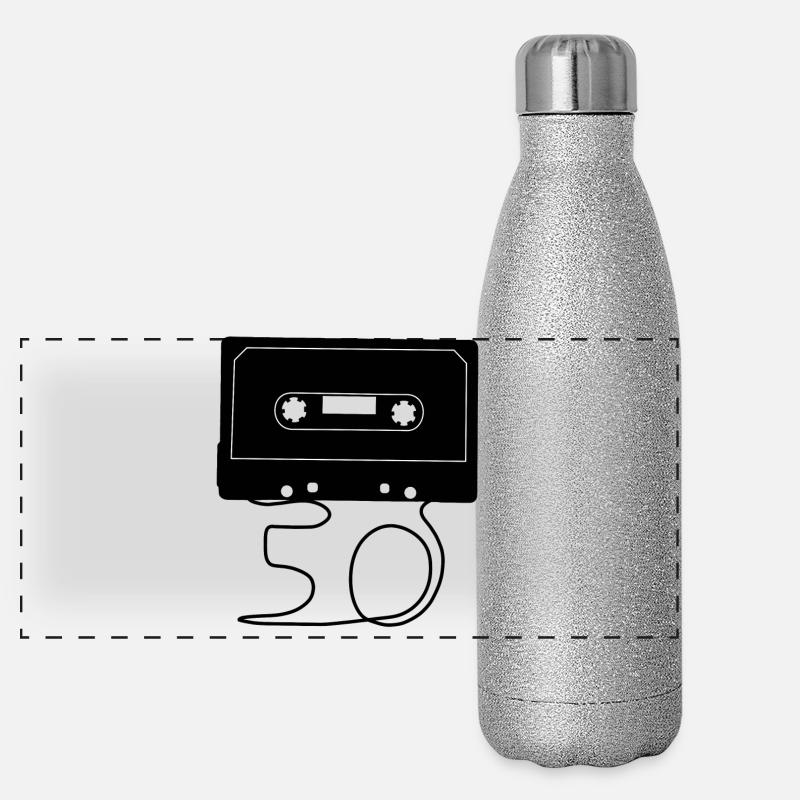 Birthday 50 years Panoramic Glitter Thermal Bottle 500 ml