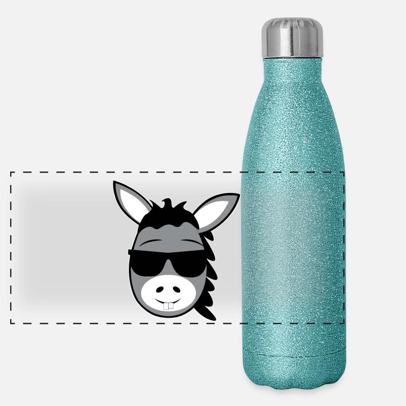 donkey Panoramic Glitter Thermal Bottle 500 ml