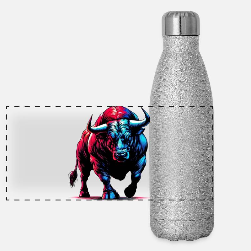 Bull Panoramic Glitter Thermal Bottle 500 ml
