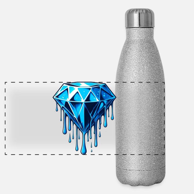 Diamant Panorama Glitzer Isolierflasche 500 ml