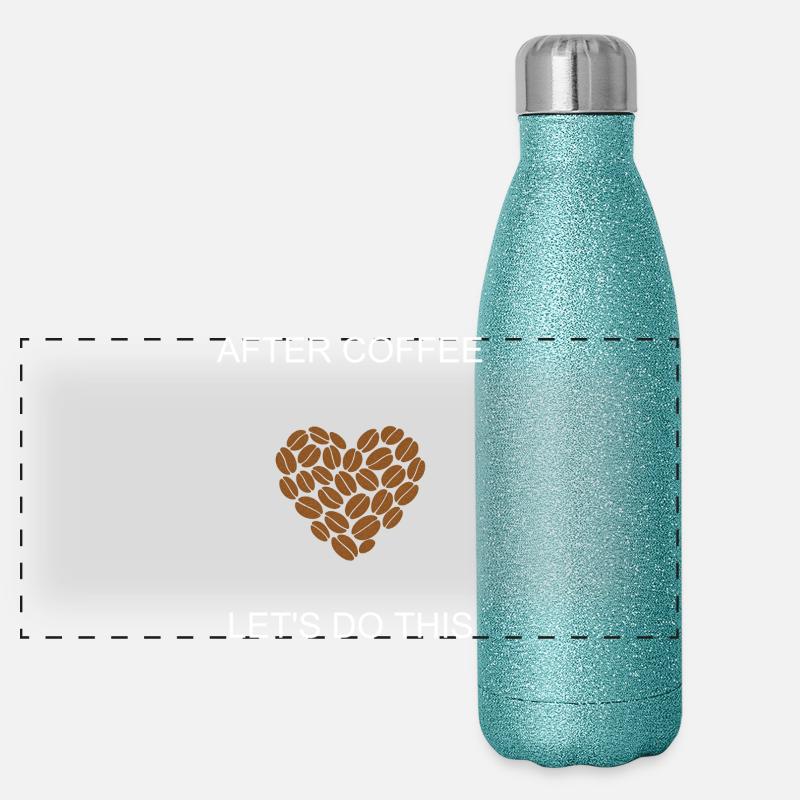 Energized After Coffee Let's Do This Motivation	 Panoramic Glitter Thermal Bottle 500 ml