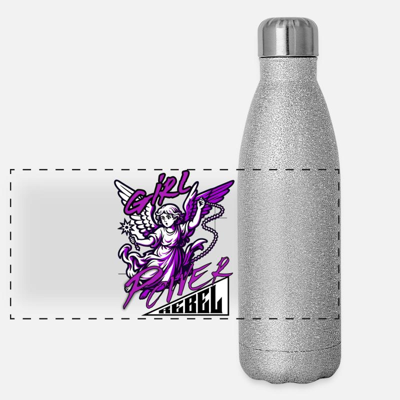Panorama Glitzer Isolierflasche 500 ml