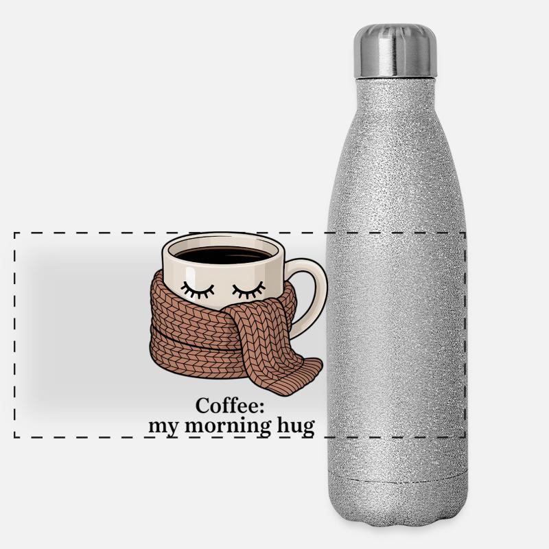 Mug chaud propre écharpe Gourde isotherme panoramique pailletée 500 ml