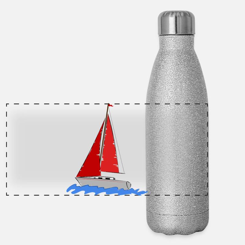 Yachtsman Panoramic Glitter Thermal Bottle 500 ml