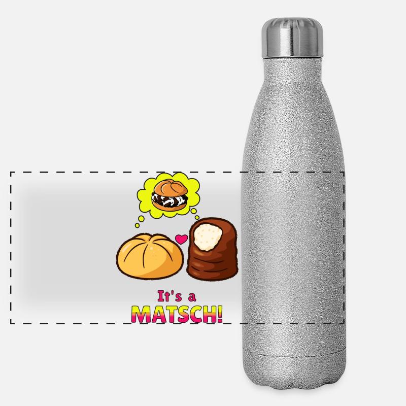 La boue roule dans l’amour – c’est une boue. Gourde isotherme panoramique pailletée 500 ml