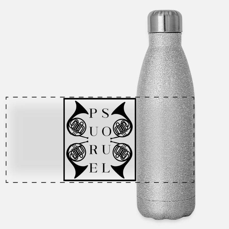 Cor de l’Âme Pure Gourde isotherme panoramique pailletée 500 ml