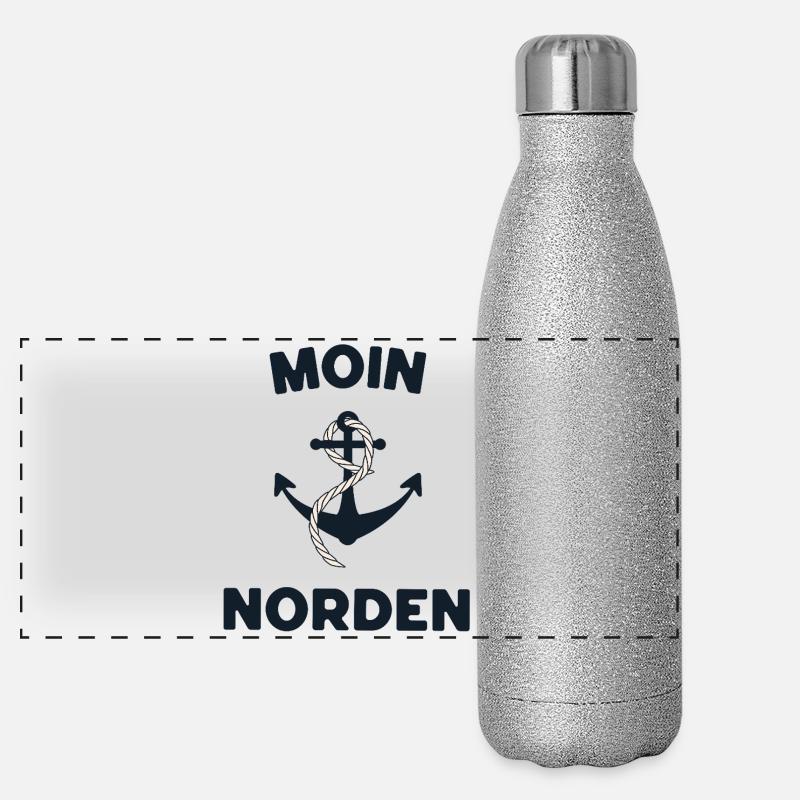 Moin Norden – Conception d’ancres maritimes Gourde isotherme panoramique pailletée 500 ml