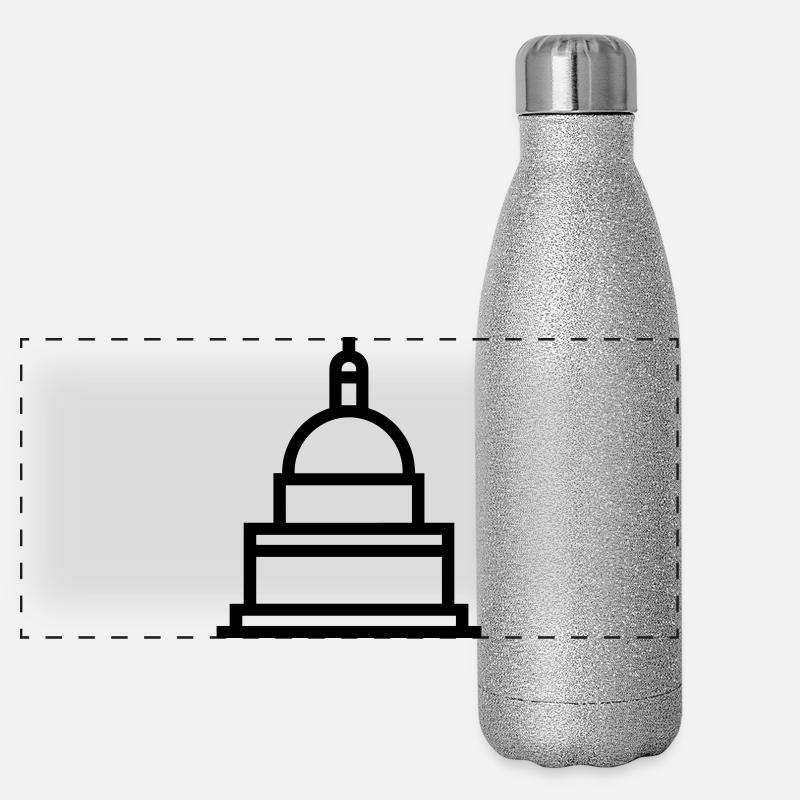 Regierung Panorama Glitzer Isolierflasche 500 ml