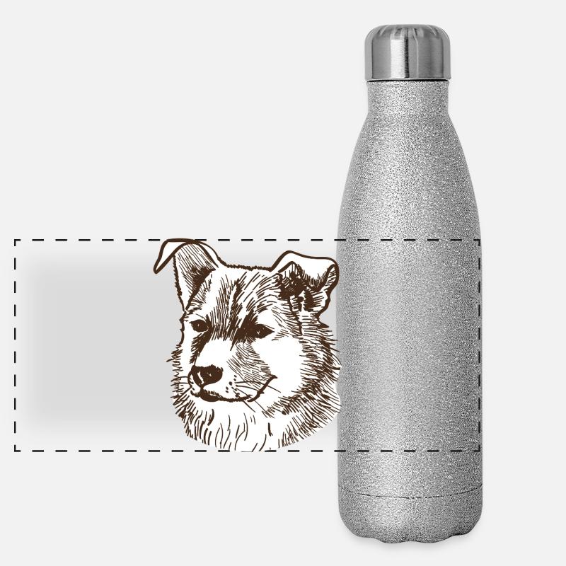 Panorama Glitzer Isolierflasche 500 ml