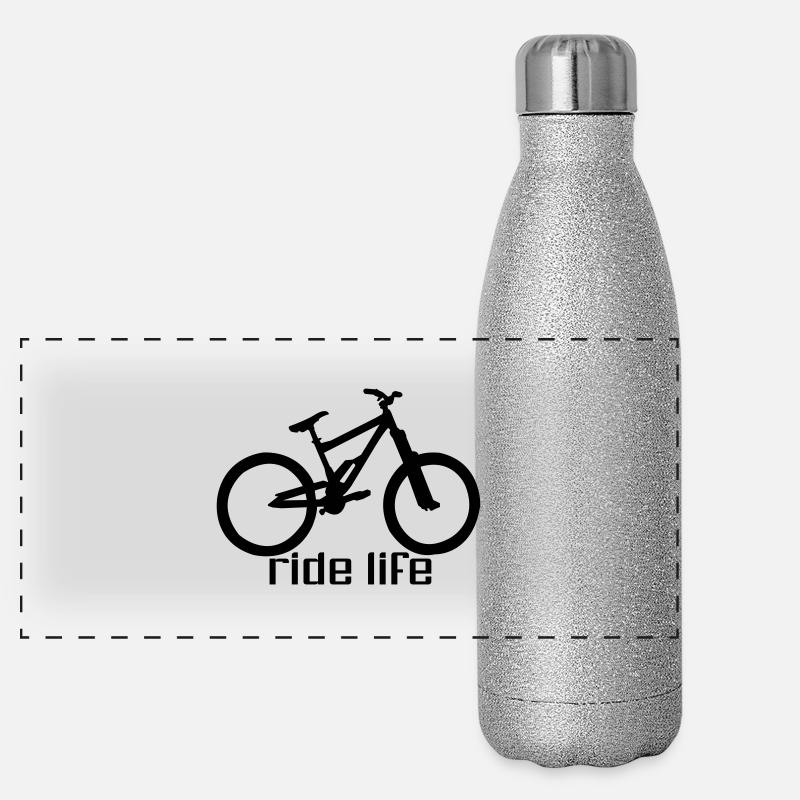 MTB Ridelife Panorama Glitzer Isolierflasche 500 ml