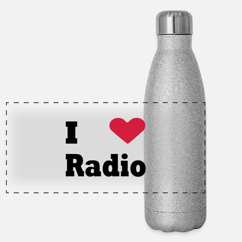 Radio Panoramic Glitter Thermal Bottle 500 ml