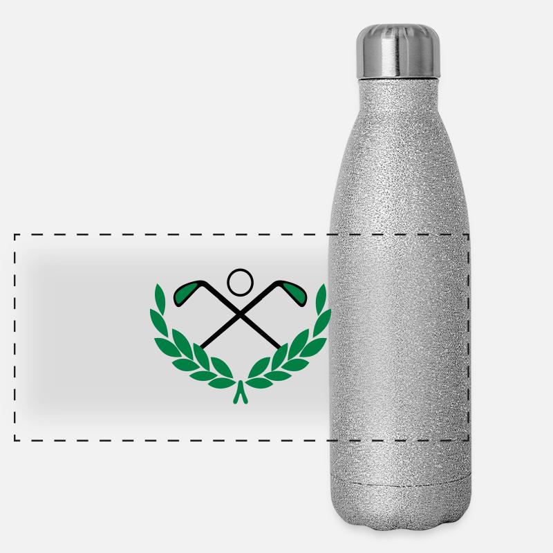 Golf Logo Gourde isotherme panoramique pailletée 500 ml