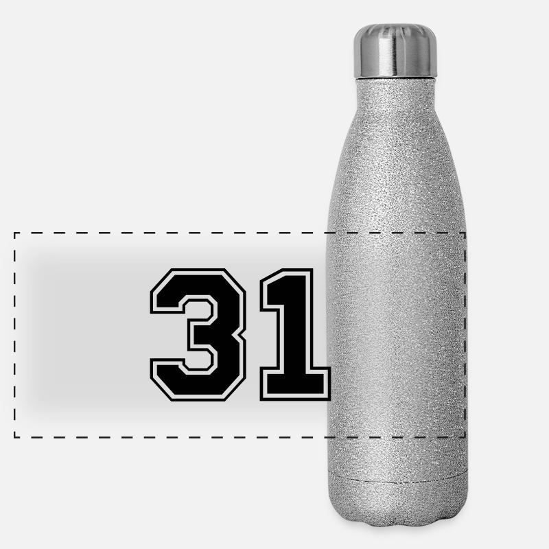 31 Gourde isotherme panoramique pailletée 500 ml