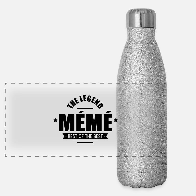 mémé Gourde isotherme panoramique pailletée 500 ml