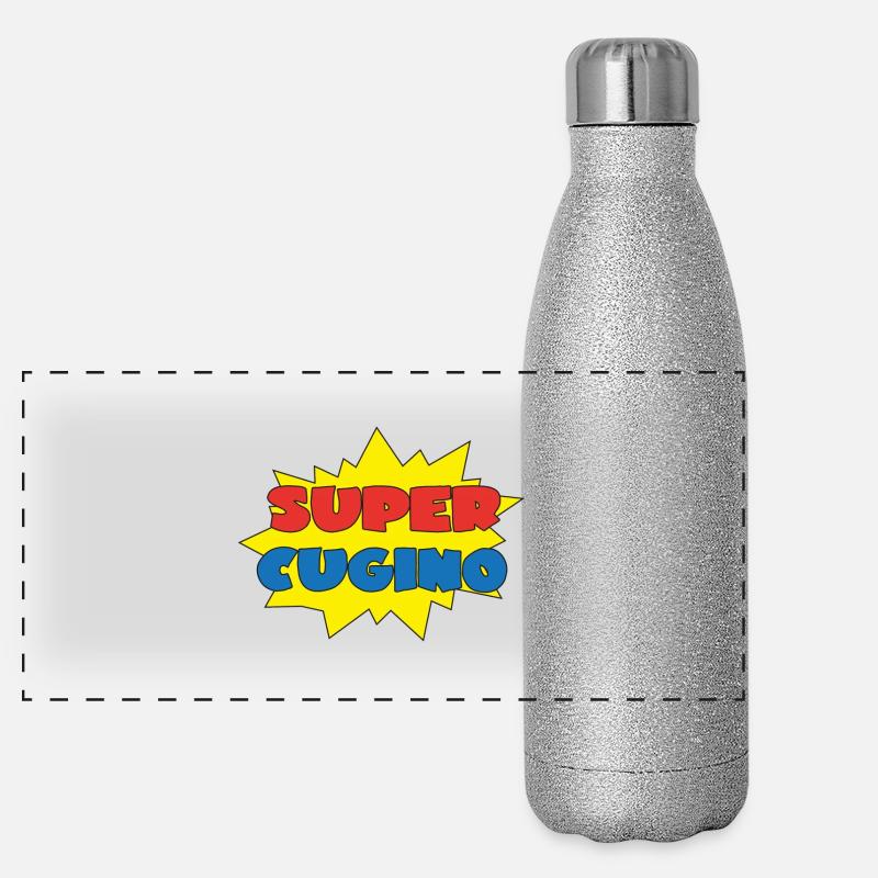 Super cugino Panorama Glitzer Isolierflasche 500 ml