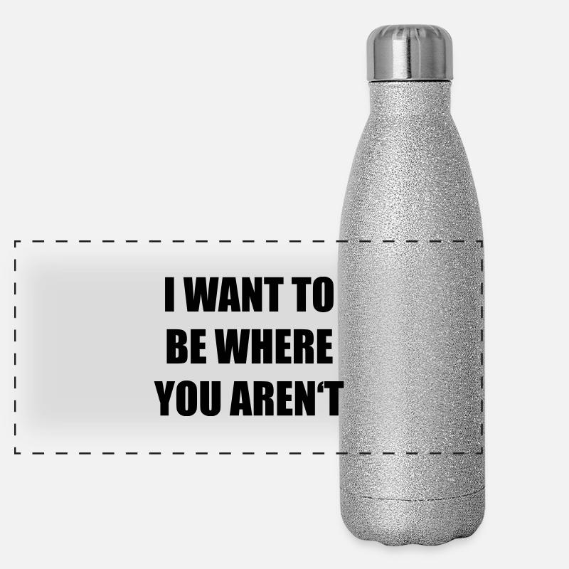 Insulter Gourde isotherme panoramique pailletée 500 ml