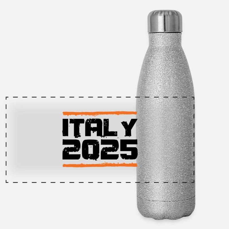 Italy 2025 Vacation Panoramic Glitter Thermal Bottle 500 ml