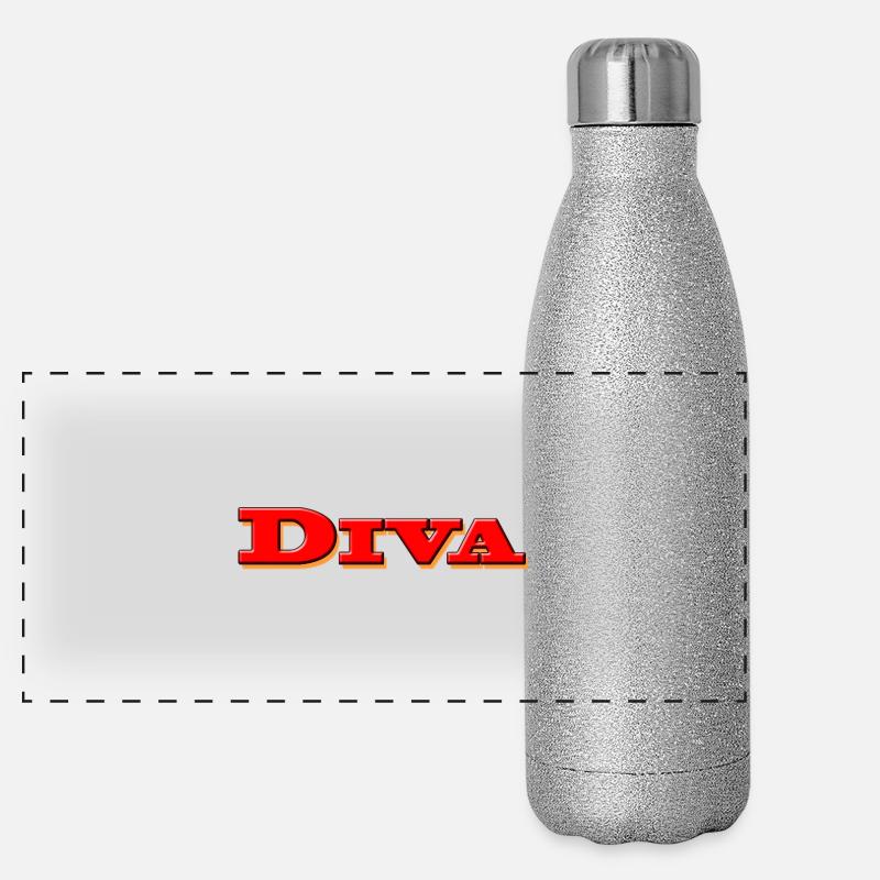 diva Panoramic Glitter Thermal Bottle 500 ml