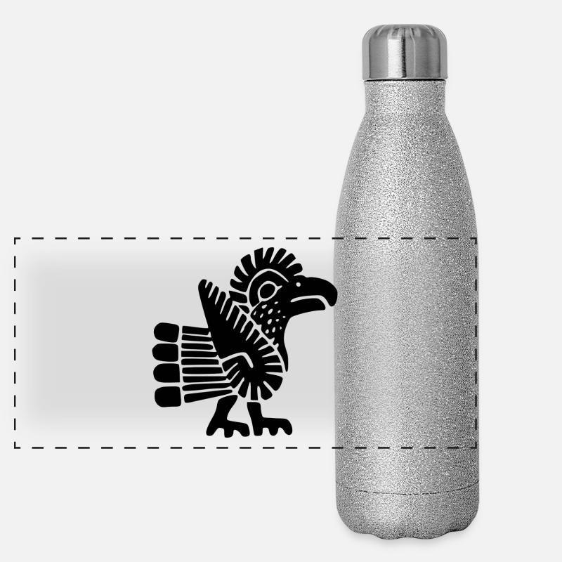 Vogel Maya Panorama Glitzer Isolierflasche 500 ml