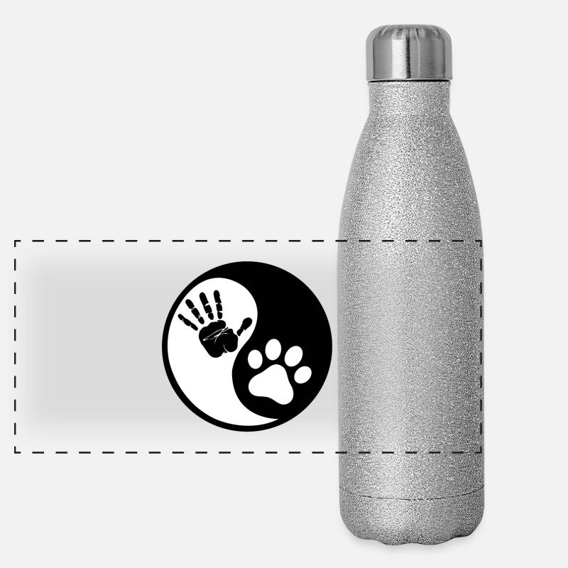 Dogs and humans Panoramic Glitter Thermal Bottle 500 ml