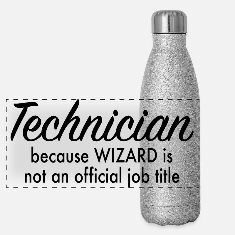 Techniker Panorama Glitzer Isolierflasche 500 ml