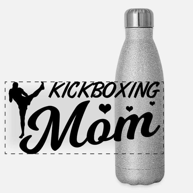 Kickboxer Mom Panoramic Glitter Thermal Bottle 500 ml