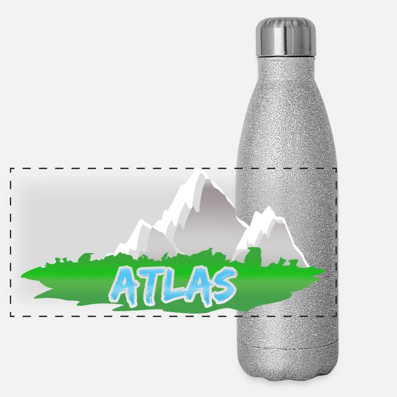 Conception Gourde isotherme panoramique pailletée 500 ml
