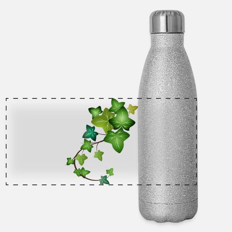 Lierre vert à lier Ranke Gourde isotherme panoramique pailletée 500 ml