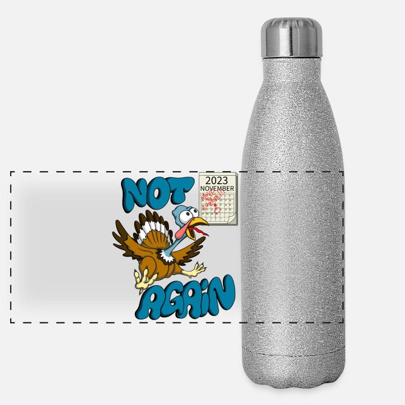 Danksagung Panorama Glitzer Isolierflasche 500 ml