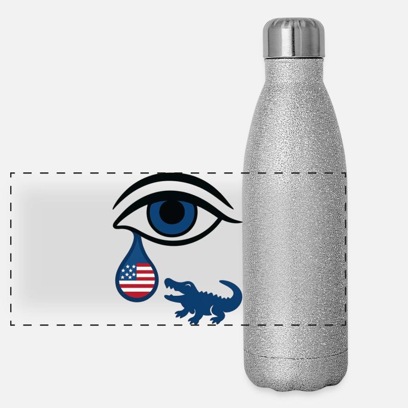 Larme de la Floride Gourde isotherme panoramique pailletée 500 ml