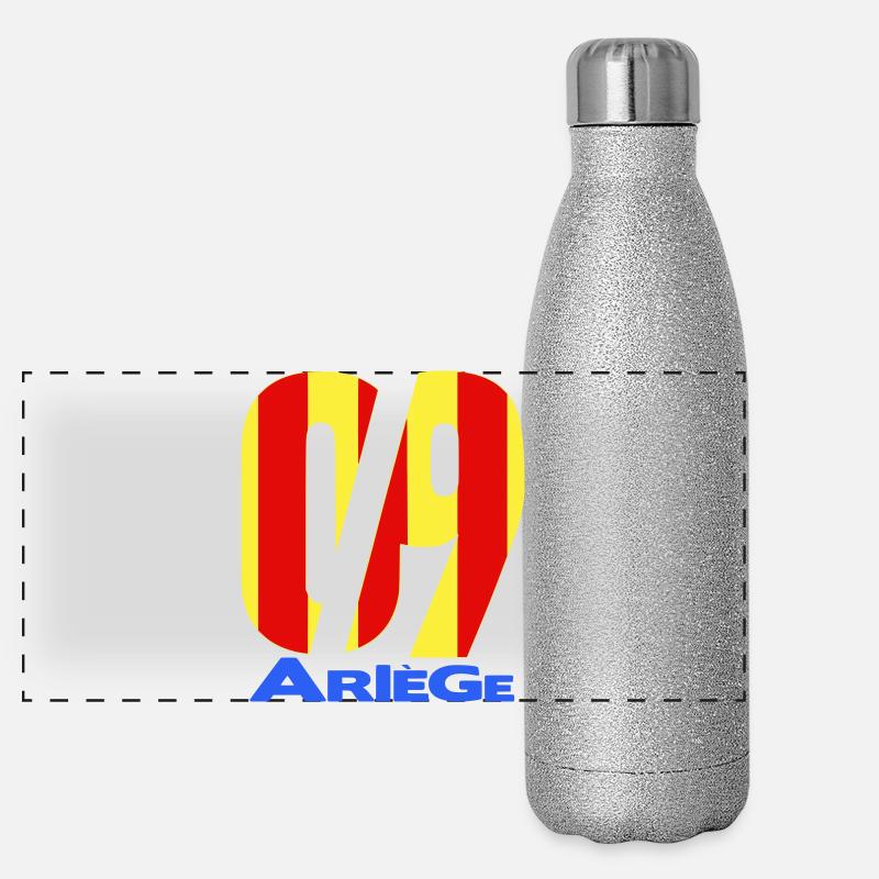09 Ariège Gourde isotherme panoramique pailletée 500 ml
