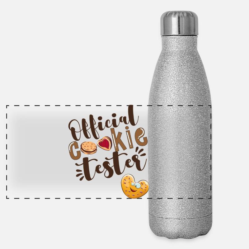 Official Cookie Tester Panoramic Glitter Thermal Bottle 500 ml